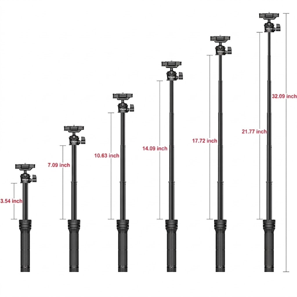 MT-34 2-in-1 Phone Clip Extendable Tripod