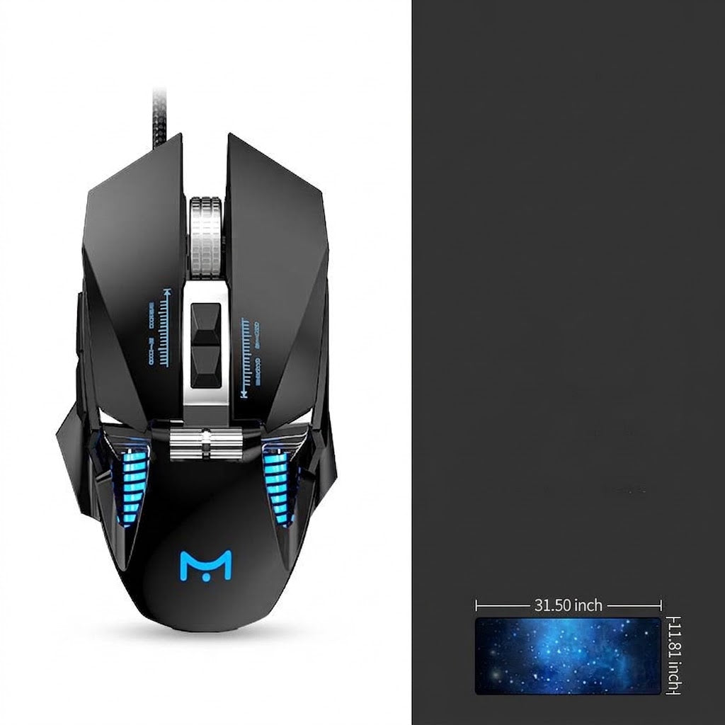 Wired Mechanical Gaming Mouse With Water Cooling Design